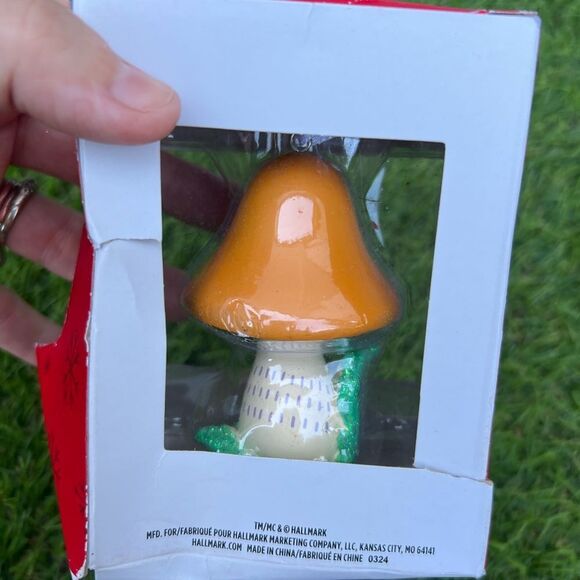 Hallmark Smiling Mushroom Christmas Ornament holidays fairy whimsical - Picture 5 of 5
